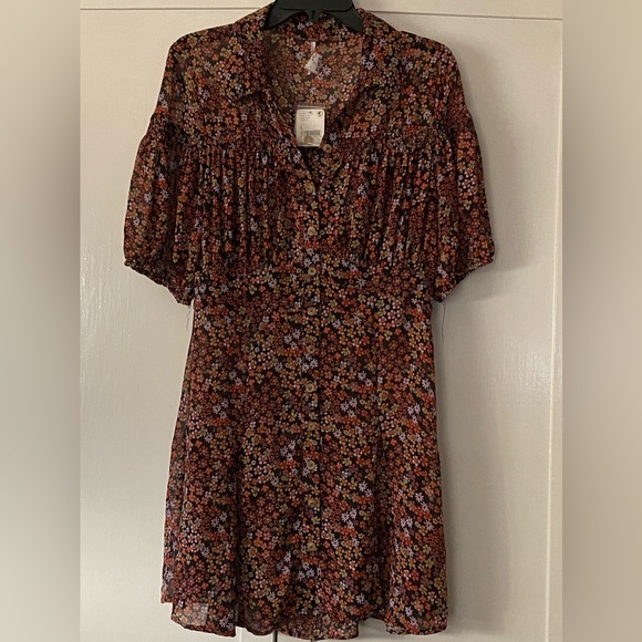 Free People Bonnie Floral Mini Dress - Picture 4 of 8